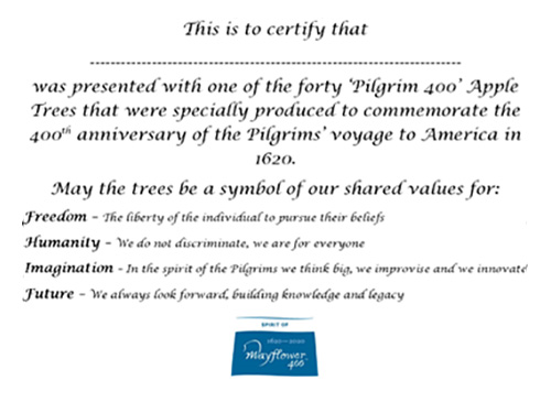 The Pilgrim 400 Apple | Mayflower 400 Events | Plymouth Pilgrims